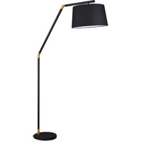 LED Vloerlamp Trion Tryca - Mat Zwart, Ronde Aluminium Lamp LED Vloerlamp Trion Tryca - Mat Zwart, Ronde Aluminium Lamp