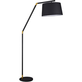 LED Vloerlamp Trion Tryca - Mat Zwart, Ronde Aluminium Lamp LED Vloerlamp Trion Tryca - Mat Zwart, Ronde Aluminium Lamp