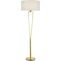 LED Vloerlamp Trion Hilton - Gouden Vloerlamp met E27 Fitting en Aluminium LED Vloerlamp Trion Hilton - Gouden Vloerlamp met E27 Fitting en Aluminium