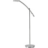 Dimmable LED Floor Lamp 12W - Warm White - White Floor Lamp Matte Nickel Dimmable LED Floor Lamp 12W - Warm White - White Floor Lamp Matte Nickel