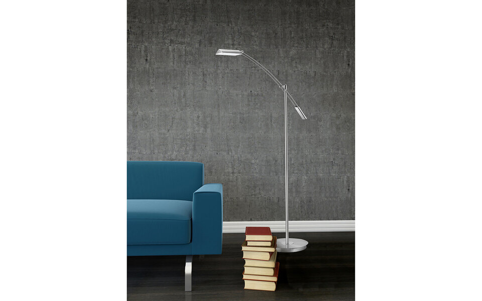 HLW LED LED Vloerlamp Trion Veroni 12W - Dimbaar Warm Wit 2700K–3000K - Beam Angle Verstelbaar