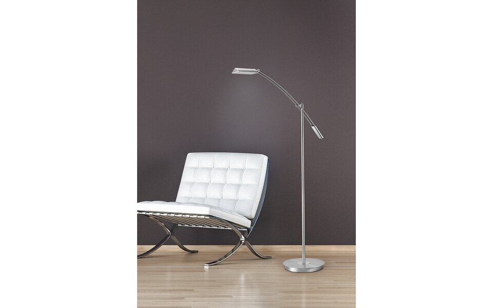 HLW LED LED Vloerlamp Trion Veroni 12W - Dimbaar Warm Wit 2700K–3000K - Beam Angle Verstelbaar