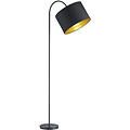 Stylish LED Floor Lamp Trion Hostons - Matte Black, Round & Flexible Arm