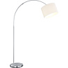 LED Vloerlamp Trion Hotia - Verstelbaar & Mat Wit Aluminium Verlichting per ruimte
