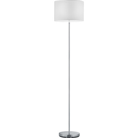 Moderne LED Vloerlamp Trion Hotia - Mat Wit Aluminium met E27 Fitting