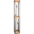 LED Floor Lamp Trion Khon - Rectangular, Matte Nickel & Adjustable Beam Angle