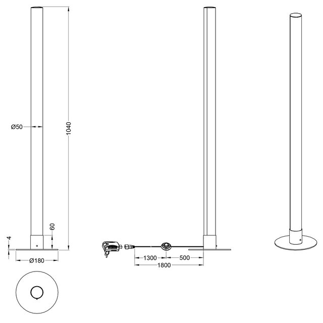 HLW LED LED Vloerlamp 10W - Dimbaar Warm Wit 2700K–3000K & RGBW - Mat Chroom HLW LED LED Vloerlamp 10W - Dimbaar Warm Wit 2700K–3000K & RGBW - Mat Chroom
