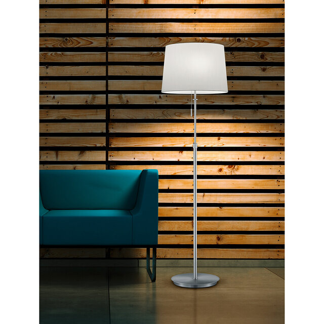 HLW LED LED Floor Lamp Trion Dyon - Adjustable, Matte Nickel & Aluminum, 3x E27