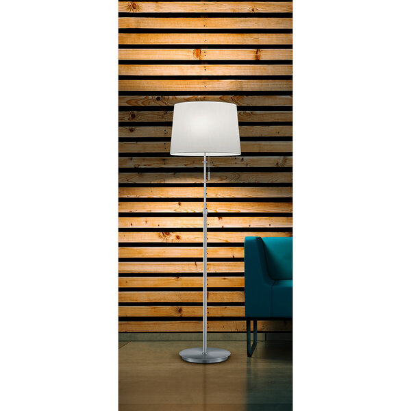 HLW LED LED Vloerlamp Trion Dyon - Verstelbaar, Mat Nikkel & Aluminium, 3x E27 HLW LED LED Vloerlamp Trion Dyon - Verstelbaar, Mat Nikkel & Aluminium, 3x E27