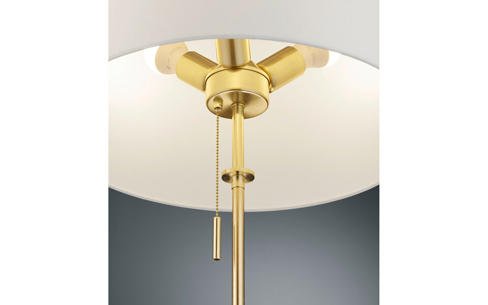 HLW LED LED Vloerlamp Trion Dyon - Mat Gouden Vloerlamp met 3 E27 Fittingen HLW LED LED Vloerlamp Trion Dyon - Mat Gouden Vloerlamp met 3 E27 Fittingen