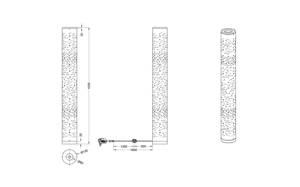 HLW LED Dimmable LED Floor Lamp Trion Toci - 8W, Warm White 3000K, RGBW, Matte White HLW LED Dimmable LED Floor Lamp Trion Toci - 8W, Warm White 3000K, RGBW, Matte White
