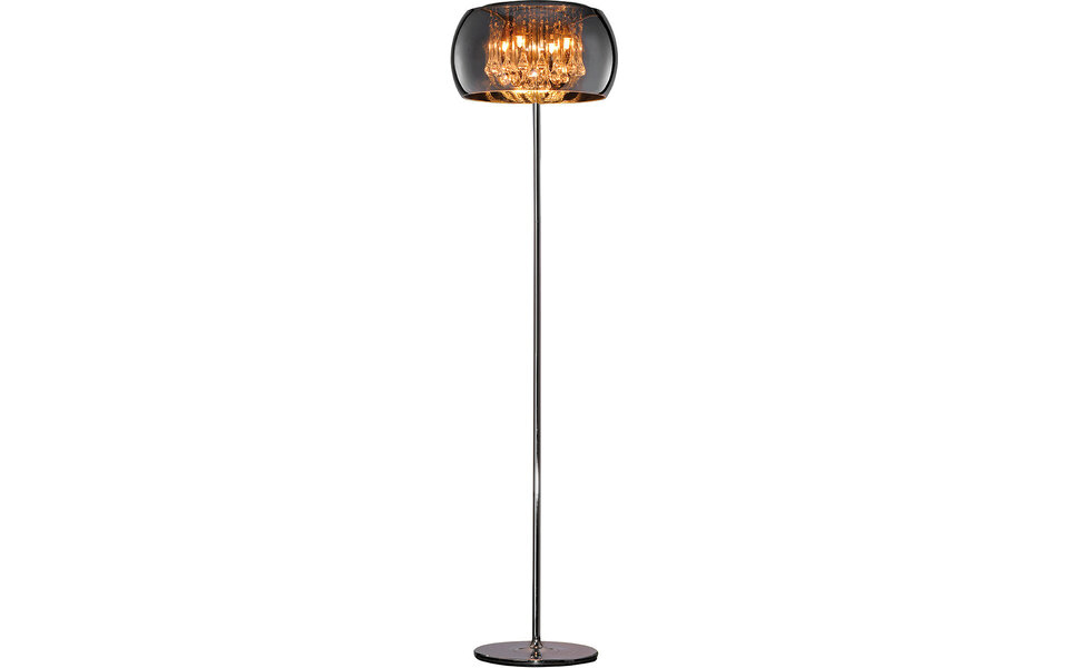 HLW LED LED Floor Lamp Trion Vapiro with 4 G9 fittings - Matte Chrome & Aluminum
