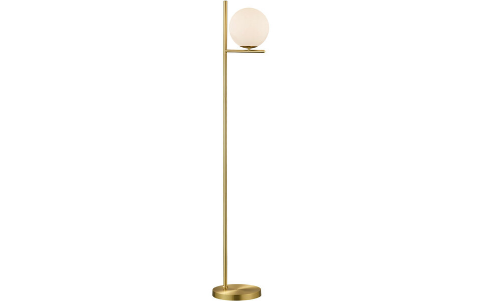 HLW LED Elegant LED Floor Lamp Trion Pora in Matte Gold with E14 Fitting, Aluminum HLW LED Elegant LED Floor Lamp Trion Pora in Matte Gold with E14 Fitting, Aluminum