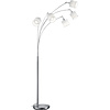 LED Floor Lamp Trion Torry 5-light - 28W LED - Matte Nickel