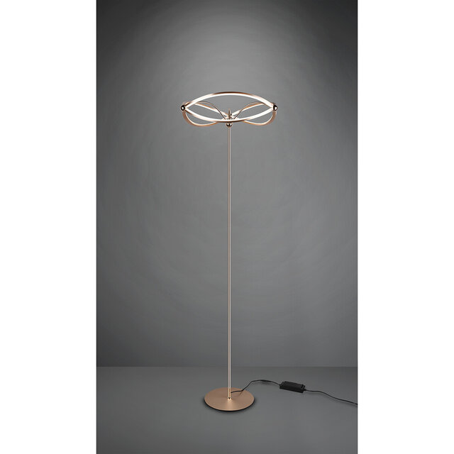 HLW LED LED Floor Lamp Matte Gold - Dimmable Warm White 2700K–3000K, 31W LED Light