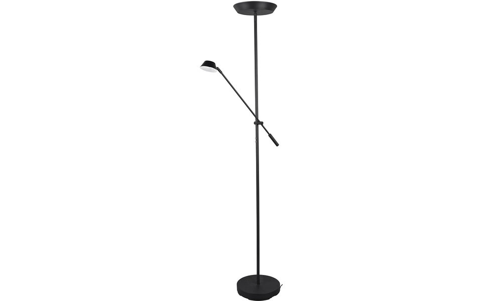 HLW LED LED Floor Lamp Dimmable | Black & White Floor Lamp | Warm White 2700K-3000K - 5W LED HLW LED LED Floor Lamp Dimmable | Black & White Floor Lamp | Warm White 2700K-3000K - 5W LED