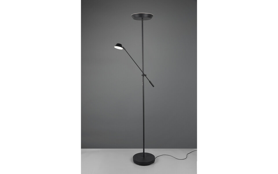 HLW LED LED Floor Lamp Dimmable | Black & White Floor Lamp | Warm White 2700K-3000K - 5W LED HLW LED LED Floor Lamp Dimmable | Black & White Floor Lamp | Warm White 2700K-3000K - 5W LED