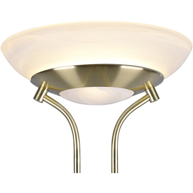 HLW LED LED Floor Lamp Trion Orsan - Dimmable Warm White 2700K–3000K - Matte Gold, 31W HLW LED LED Floor Lamp Trion Orsan - Dimmable Warm White 2700K–3000K - Matte Gold, 31W