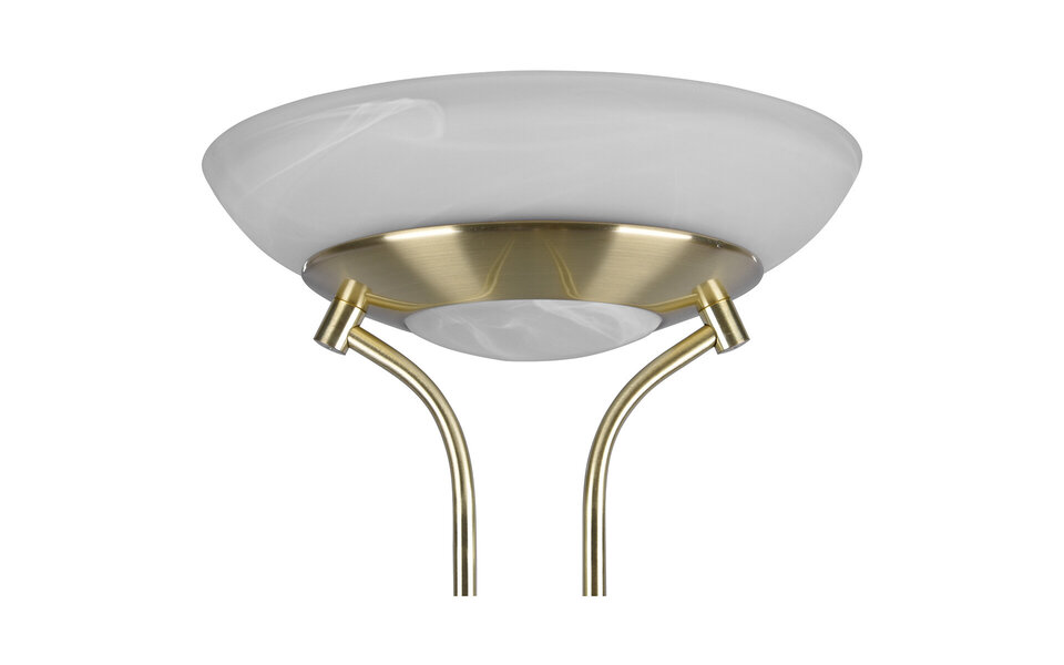 HLW LED LED Floor Lamp Trion Orsan - Dimmable Warm White 2700K–3000K - Matte Gold, 31W HLW LED LED Floor Lamp Trion Orsan - Dimmable Warm White 2700K–3000K - Matte Gold, 31W
