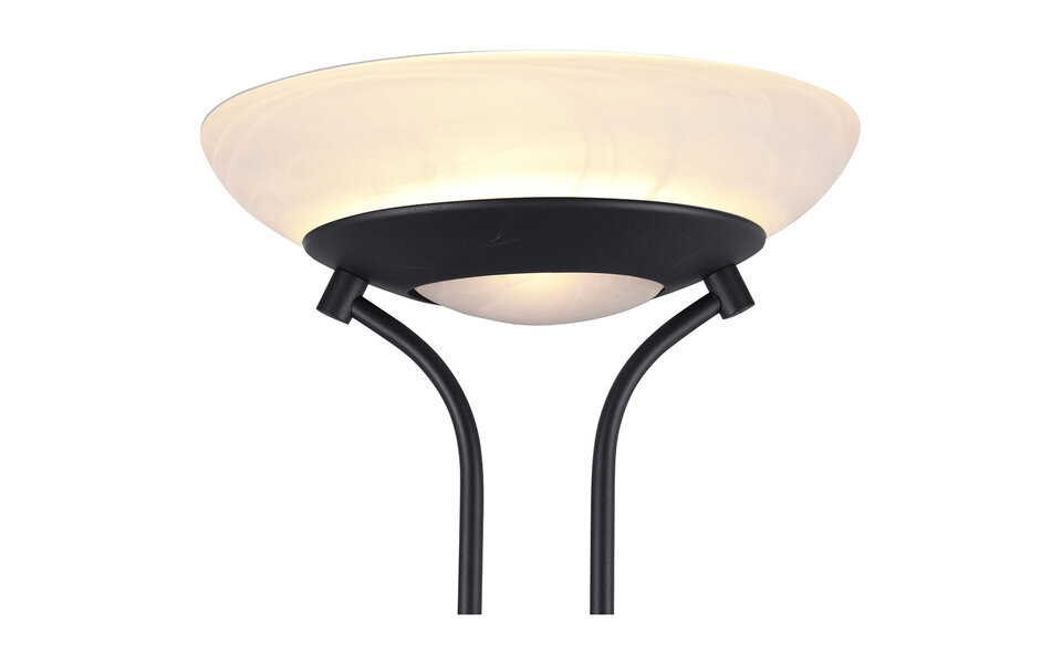 HLW LED Dimmable LED Floor Lamp Trion Orsan - 31W, Warm White 3000K, Matte Black Aluminum HLW LED Dimmable LED Floor Lamp Trion Orsan - 31W, Warm White 3000K, Matte Black Aluminum