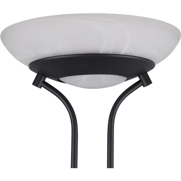 HLW LED Dimbare LED Vloerlamp Trion Orsan - 31W, Warm Wit 3000K, Mat Zwart Aluminium