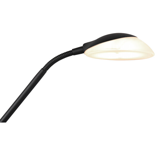 HLW LED Dimbare LED Vloerlamp Trion Orsan - 31W, Warm Wit 3000K, Mat Zwart Aluminium