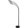 LED Floor Lamp Trion Deer – 15W Dimmable – Warm White 2700K–3000K – Matte Black Aluminum