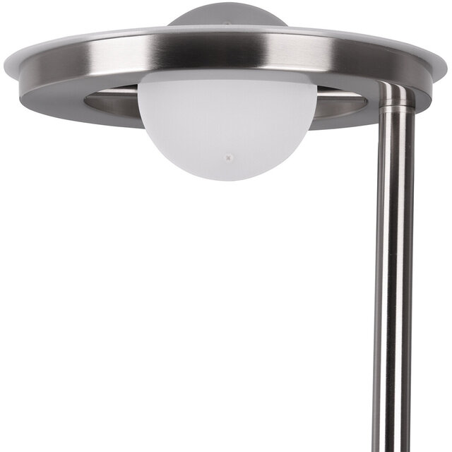 HLW LED LED Vloerlamp 38W - Dimbaar, Verstelbaar & Mat Nikkel Design