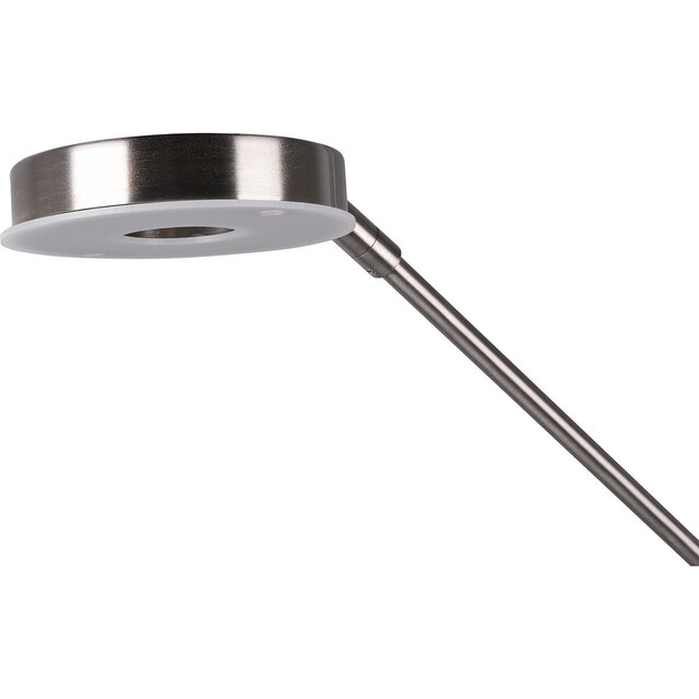 HLW LED LED Vloerlamp 38W - Dimbaar, Verstelbaar & Mat Nikkel Design