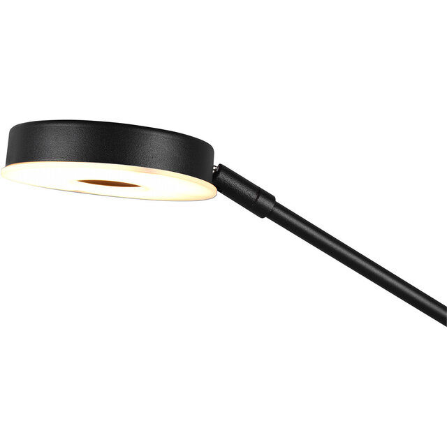 HLW LED Trion Barry Dimmable LED Floor Lamp 38W - Matte Black Aluminum HLW LED Trion Barry Dimmable LED Floor Lamp 38W - Matte Black Aluminum