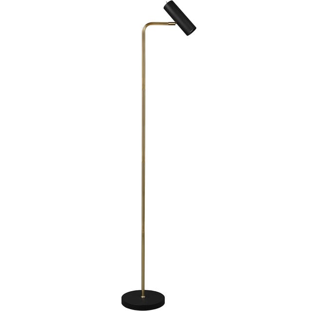 HLW LED LED Floor Lamp Trion Milona - Black & Gold Floor Lamp with GU10 Socket