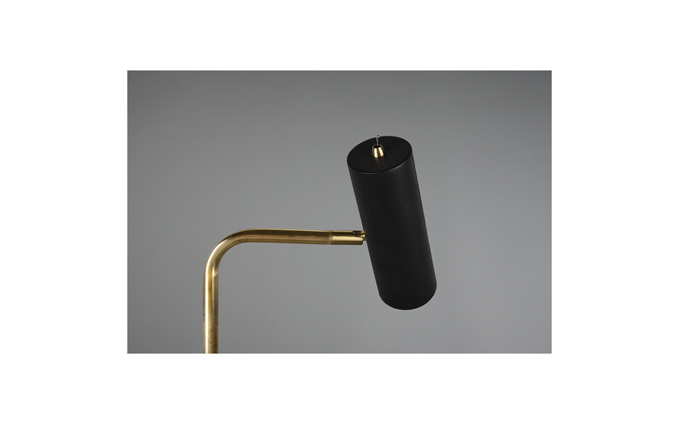 HLW LED LED Floor Lamp Trion Milona - Black & Gold Floor Lamp with GU10 Socket
