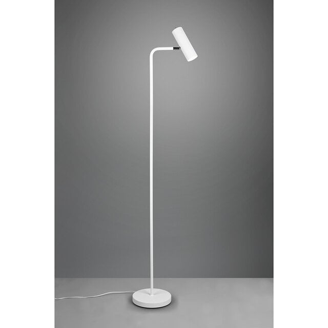 HLW LED LED Floor Lamp Trion Milona - White Floor Lamp with GU10 Fitting, Aluminum