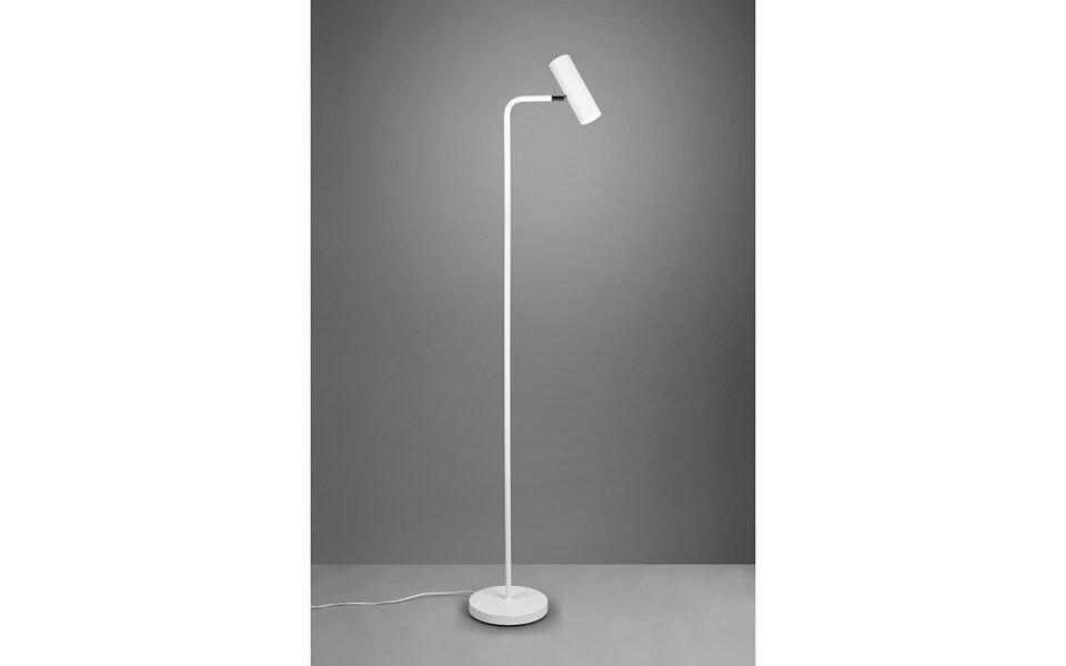 HLW LED LED Vloerlamp Trion Milona - Witte Vloerlamp met GU10 Fitting, Aluminium HLW LED LED Vloerlamp Trion Milona - Witte Vloerlamp met GU10 Fitting, Aluminium