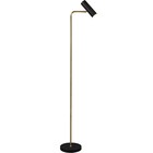 HLW LED LED Floor Lamp Trion Milona - Black & Gold Floor Lamp with GU10 Socket