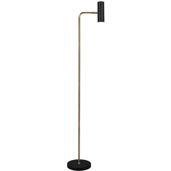 HLW LED LED Vloerlamp Trion Milona - Zwarte & Gouden Vloerlamp met GU10 Fitting HLW LED LED Vloerlamp Trion Milona - Zwarte & Gouden Vloerlamp met GU10 Fitting