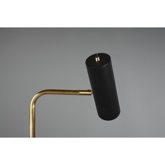 HLW LED LED Floor Lamp Trion Milona - Black & Gold Floor Lamp with GU10 Socket