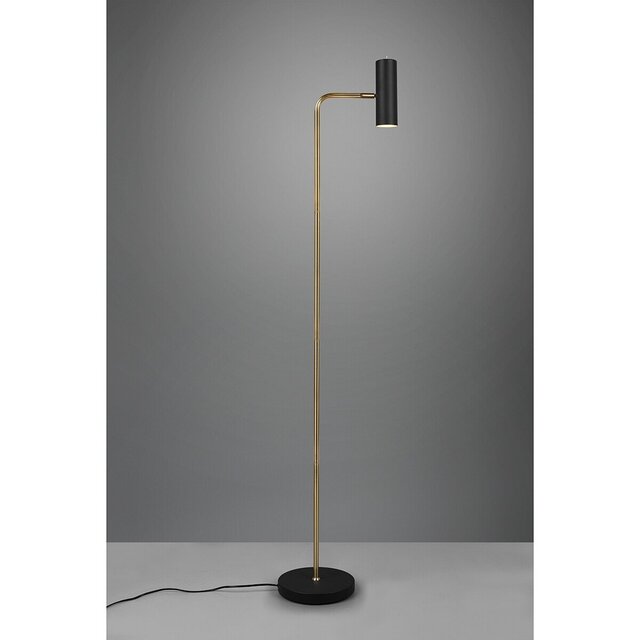 HLW LED LED Floor Lamp Trion Milona - Black & Gold Floor Lamp with GU10 Socket