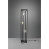 HLW LED Black LED Floor Lamp Trion Kandin - 3 E27 Fittings, Square & Energy Efficient