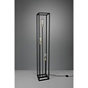 HLW LED Black LED Floor Lamp Trion Kandin - 3 E27 Fittings, Square & Energy Efficient