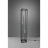 HLW LED Black LED Floor Lamp Trion Kandin - 3 E27 Fittings, Square & Energy Efficient
