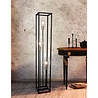 HLW LED Black LED Floor Lamp Trion Kandin - 3 E27 Fittings, Square & Energy Efficient