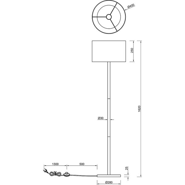HLW LED LED Vloerlamp Trion Kiblon - Houten vloerlamp met E27 fitting en mat bruine afwerking HLW LED LED Vloerlamp Trion Kiblon - Houten vloerlamp met E27 fitting en mat bruine afwerking