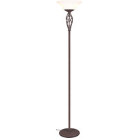 LED Floor Lamp Trion Rustina - Rust-colored 2-light floor lamp LED Floor Lamp Trion Rustina - Rust-colored 2-light floor lamp