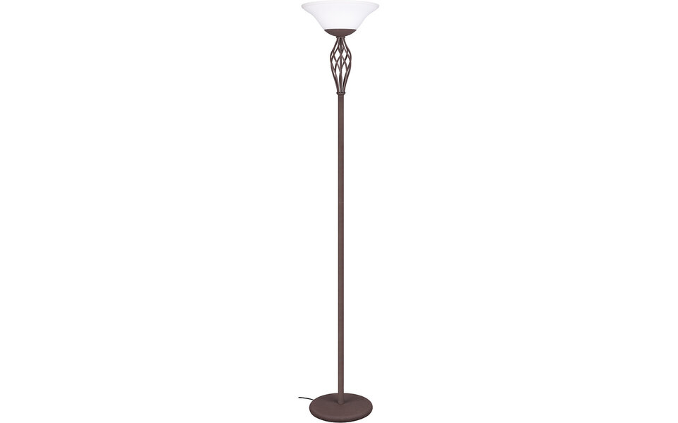 HLW LED LED Floor Lamp Trion Rustina - 2-light rust-colored floor lamp with E27 fitting