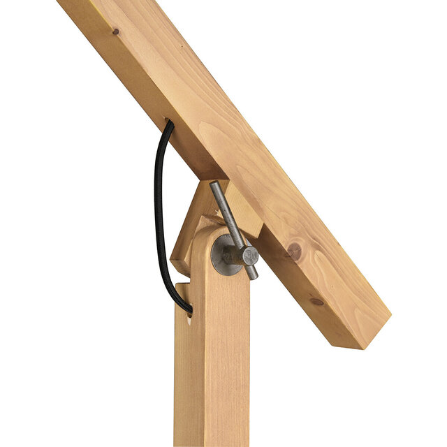 HLW LED Black LED Floor Lamp Trion Hittal - Round Design with E27 Socket and Foot Switch HLW LED Black LED Floor Lamp Trion Hittal - Round Design with E27 Socket and Foot Switch