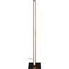 HLW LED Wooden LED Floor Lamp Trion Bulloni - Warm White 2700K–3000K, 20W, Adjustable Beam Angle