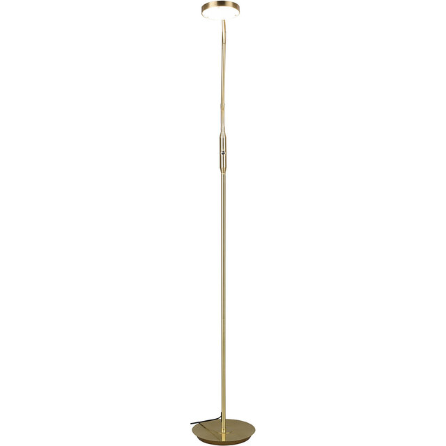 HLW LED LED Floor Lamp 12W - Dimmable, Matte Gold Design & Adjustable Color HLW LED LED Floor Lamp 12W - Dimmable, Matte Gold Design & Adjustable Color