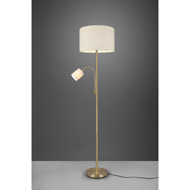 HLW LED LED Floor Lamp Trion Hotia - Round Floor Lamp with Two Light Sources and E27 Fitting HLW LED LED Floor Lamp Trion Hotia - Round Floor Lamp with Two Light Sources and E27 Fitting