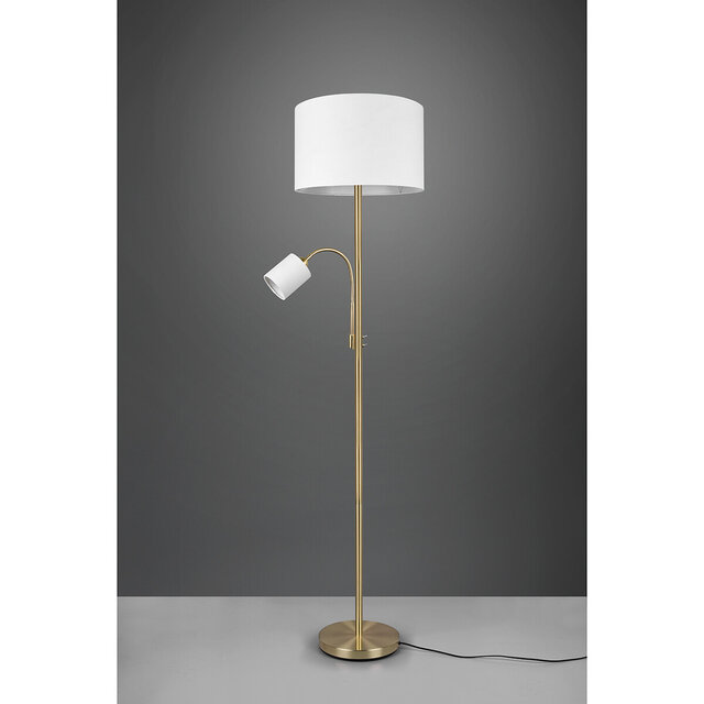 HLW LED LED Floor Lamp Trion Hotia - Round Floor Lamp with Two Light Sources and E27 Fitting HLW LED LED Floor Lamp Trion Hotia - Round Floor Lamp with Two Light Sources and E27 Fitting